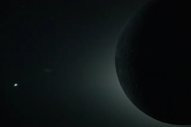 Artemis wallpaper: Artemis II Total Solar Eclipse, Partial Frame